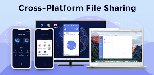 Cross-Device File Sharing with No Apps, No Software